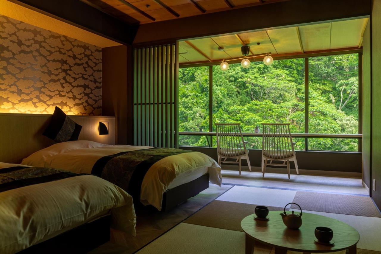 โอฮานามิ เคียวเบอิ Hotel คากะ ภายนอก รูปภาพ