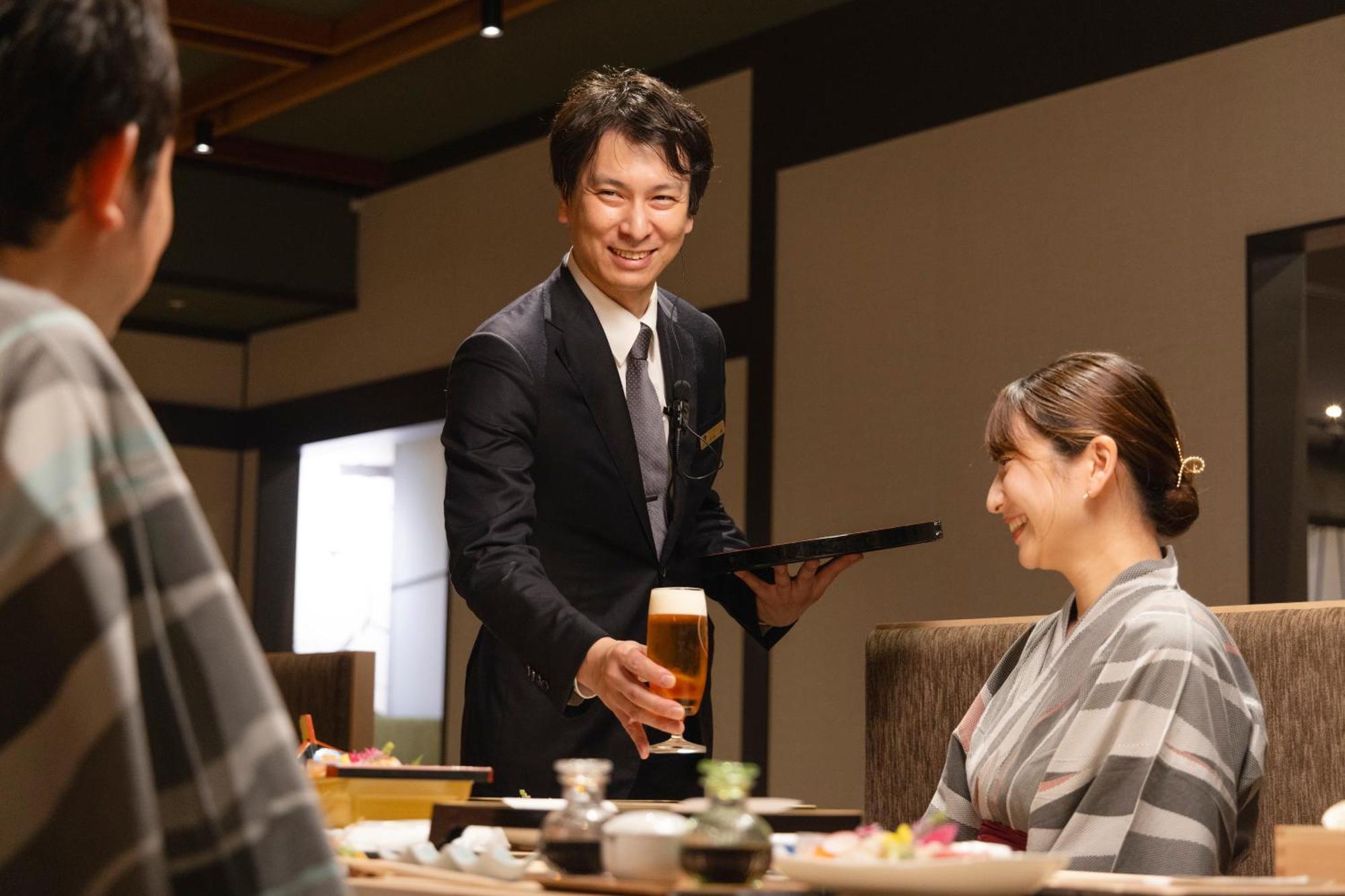 โอฮานามิ เคียวเบอิ Hotel คากะ ภายนอก รูปภาพ